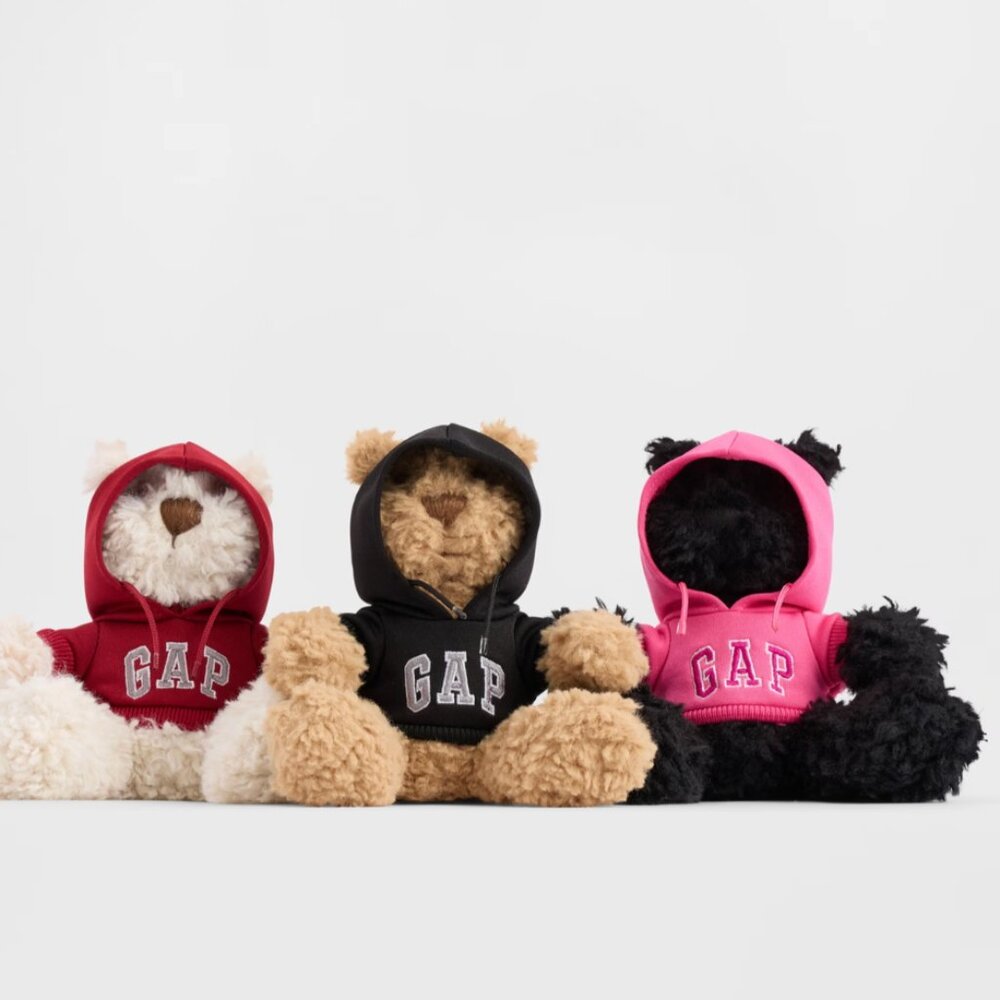 NWT GAP Toy Logo Hoodie IN Standout Pink - Picture 3 of 5